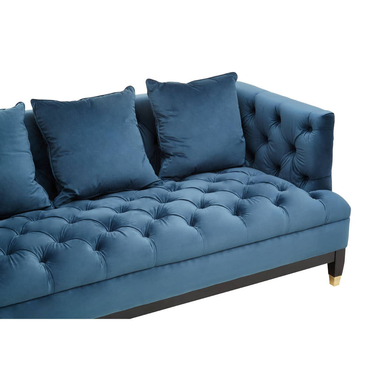 Sefira 3 Seater Navy Fabric Sofa