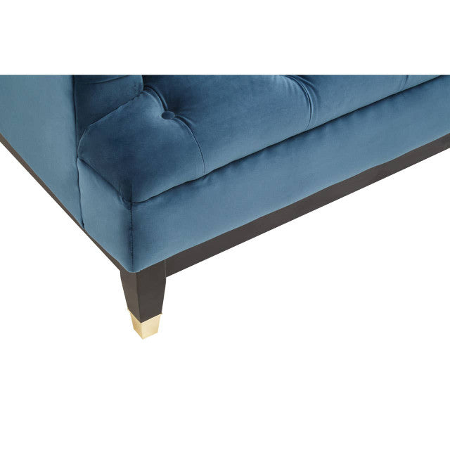 Sefira 3 Seater Navy Fabric Sofa