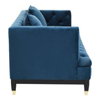 Sefira 2 Seater Navy Fabric Sofa