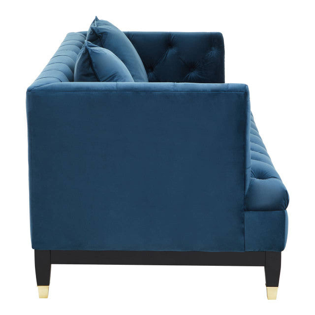 Sefira 2 Seater Navy Fabric Sofa