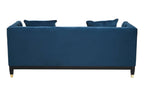 Sefira 2 Seater Navy Fabric Sofa