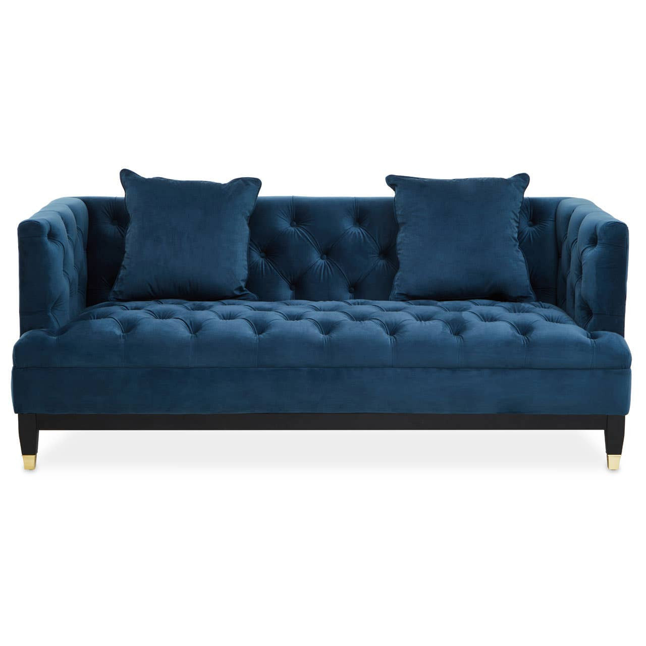 Sefira 2 Seater Navy Fabric Sofa