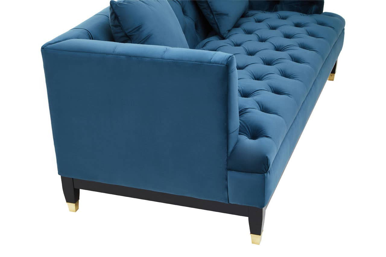Sefira 2 Seater Navy Fabric Sofa