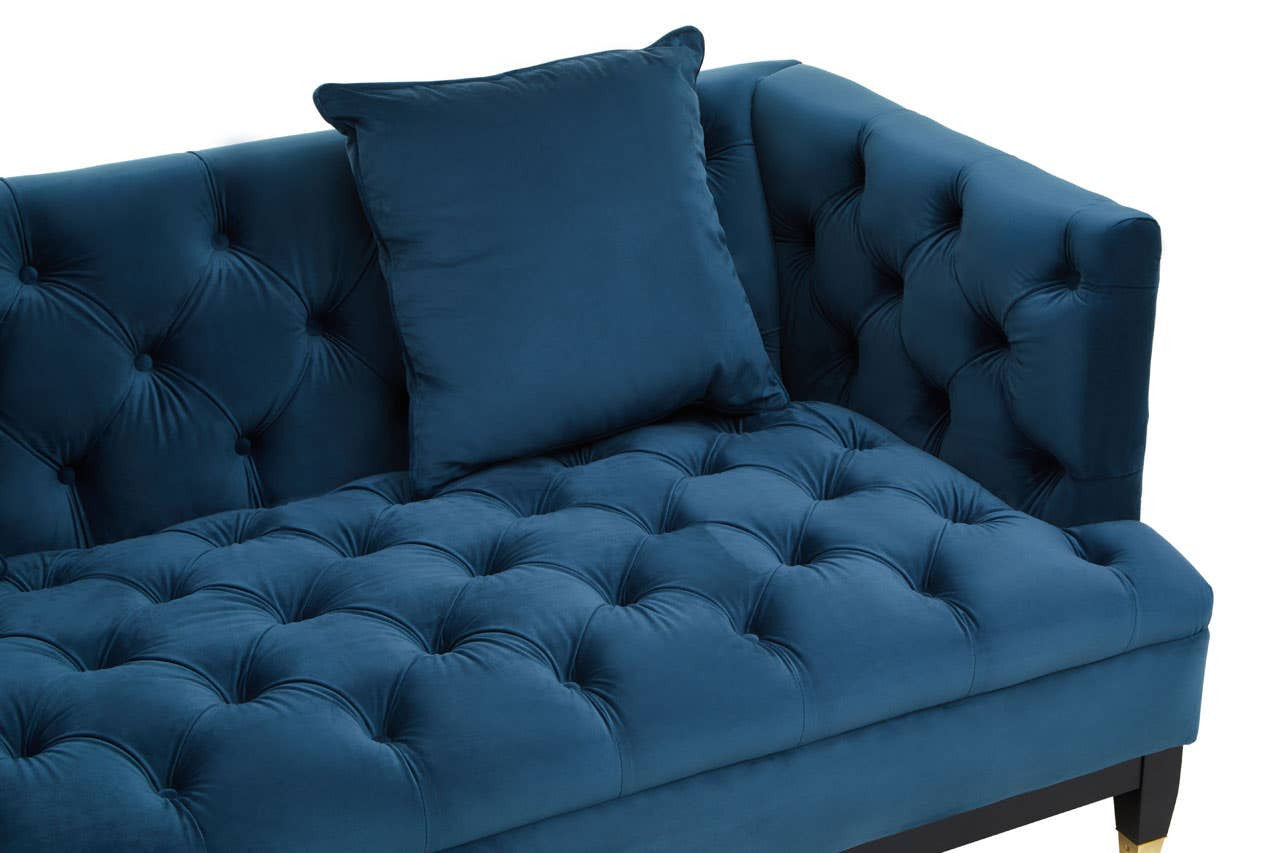 Sefira 2 Seater Navy Fabric Sofa
