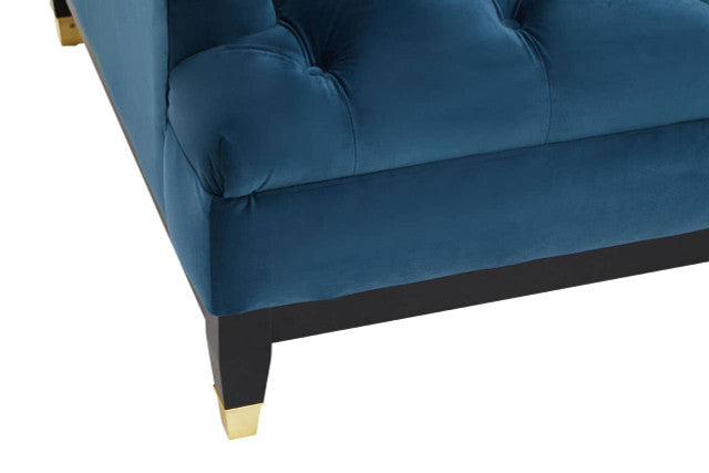 Sefira 2 Seater Navy Fabric Sofa