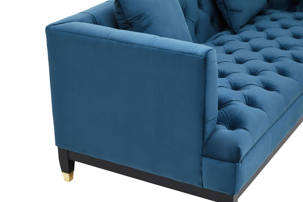 Sefira 2 Seater Navy Fabric Sofa