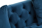 Sefira 2 Seater Navy Fabric Sofa