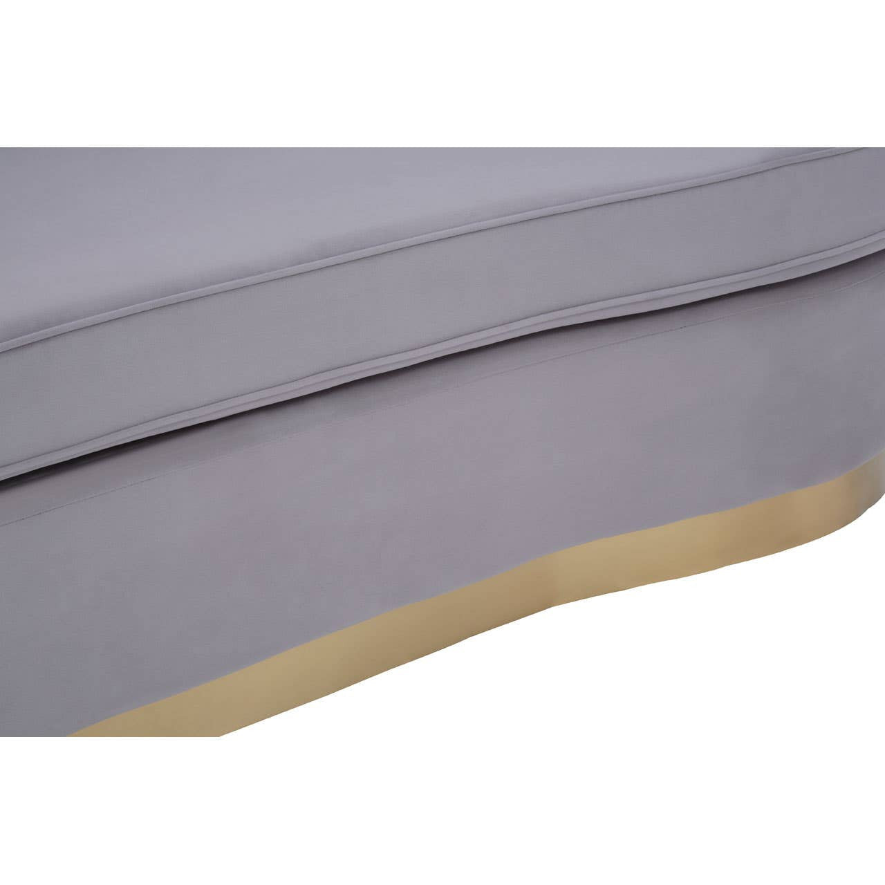 Franza 3 Seater Pleated Grey Velvet Sofa