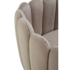 Bari Mink Velvet Dining Chair