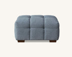 Tribeca Left Hand Corner Group in Iron Boucle Fabric