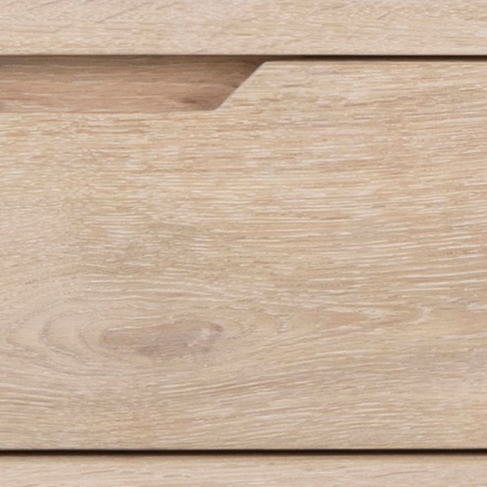 Nivaro TV Unit with 2 Drawers in White Oak