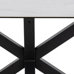 Heaven Dining Table with Ceramic White Top 200x75.5cm