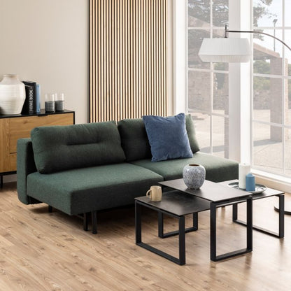 Halden Ceramic Coffee Table Set in Black