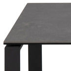 Halden Ceramic Coffee Table Set in Black