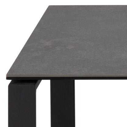 Halden Ceramic Coffee Table Set in Black