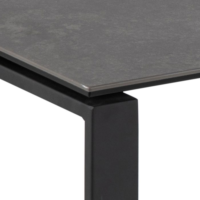 Halden Ceramic Coffee Table Set in Black