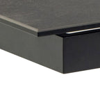 Heaven Extendable Dining Table with Ceramic Black Top 200-240cm