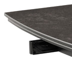 Blackburn Black Ceramic Extending Dining Table