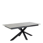 Heaven Extendable Dining Table with Ceramic Grey Top 200-240cm