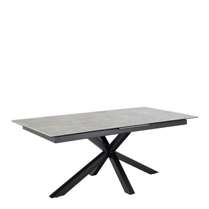 Heaven Extendable Dining Table with Ceramic Grey Top 200-240cm