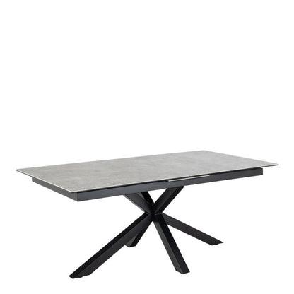 Heaven Extendable Dining Table with Ceramic Grey Top 200-240cm