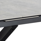 Heaven Extendable Dining Table with Ceramic Grey Top 200-240cm