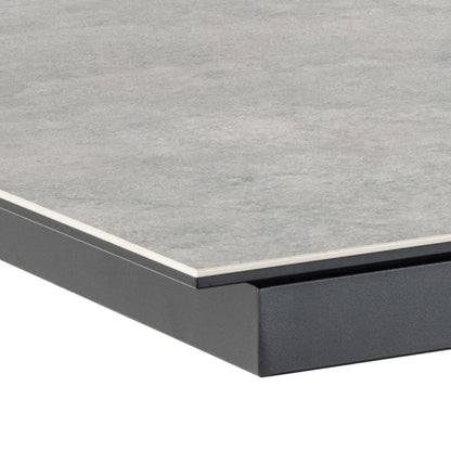 Heaven Extendable Dining Table with Ceramic Grey Top 200-240cm