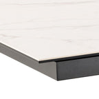Heaven Extendable Dining Table with Ceramic White Top 200-240cm