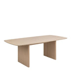 Christo Dining Table in White pigmented Oak 2.2M