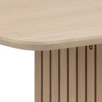 Christo Dining Table in White pigmented Oak 2.2M
