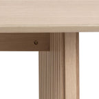 Christo Dining Table in White pigmented Oak 2.2M