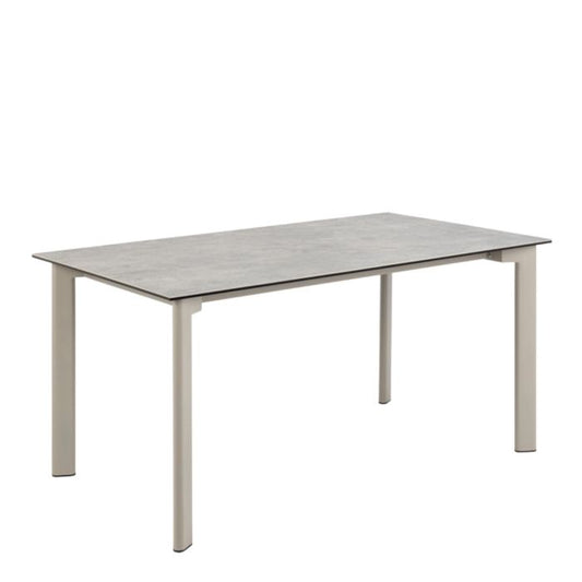 Palermo Ceramic Dining Table in Grey 160x75cm