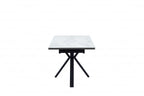 Amari Ceramic White or Grey Extending Table 120-150-180cm