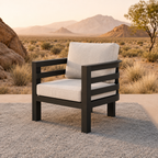 Andros Outdoor Lounge Set - Onyx - 5 Seater