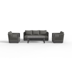 Ares Outdoor Lounge Set - Onyx - 5 Seater