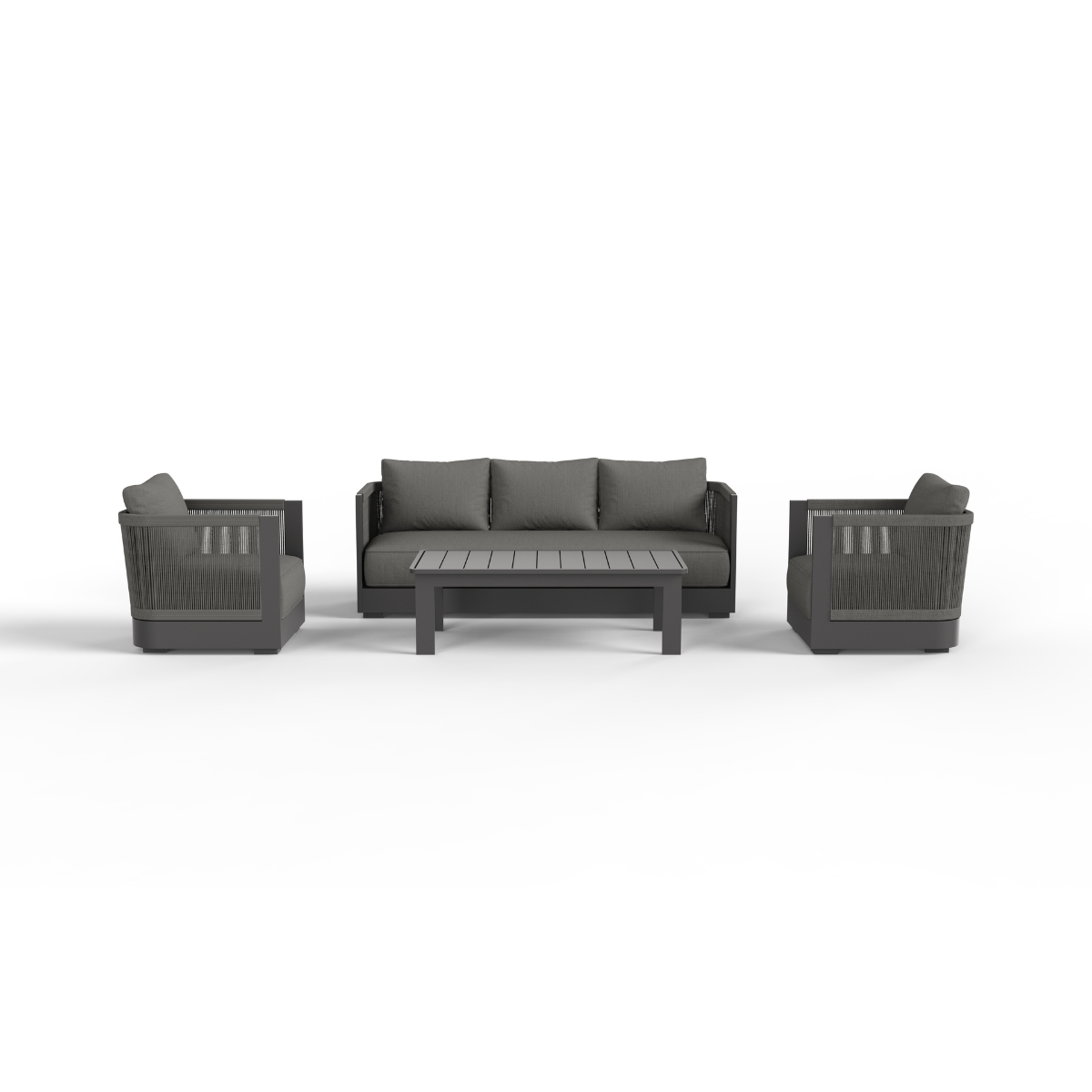 Ares Outdoor Lounge Set - Onyx - 5 Seater