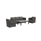 Ares Outdoor Lounge Set - Onyx - 5 Seater