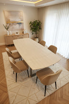 Cambridge Beige Extending Dining Table 120-180 cm
