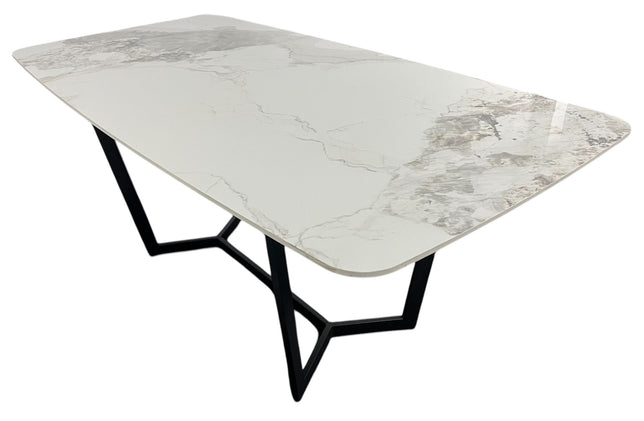 Vera 1.8M Dining Table With Ceramic Top