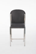 Fabio Grey Silver Breakfast Stools