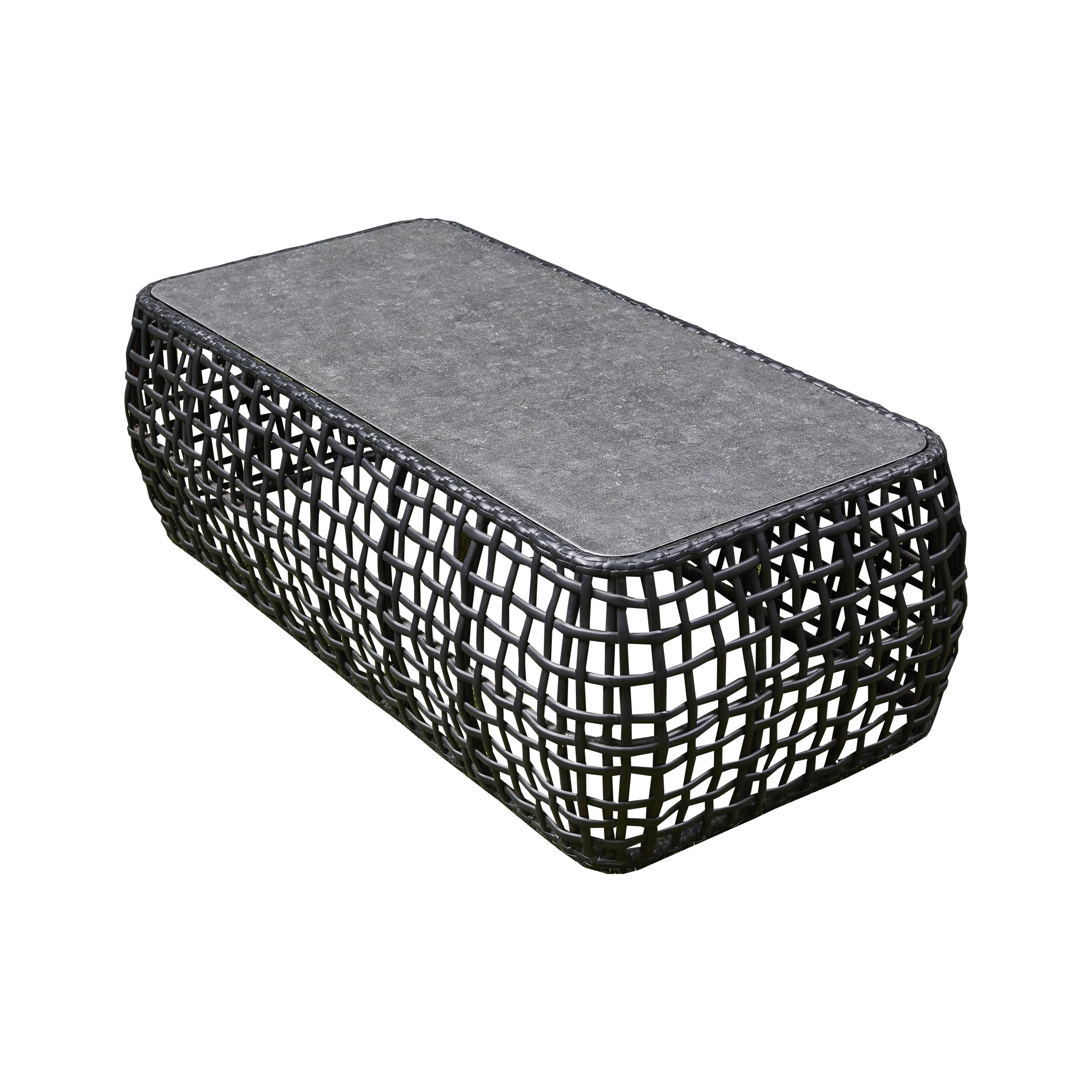 Nativa Rattan Corner Sofa Set - Black