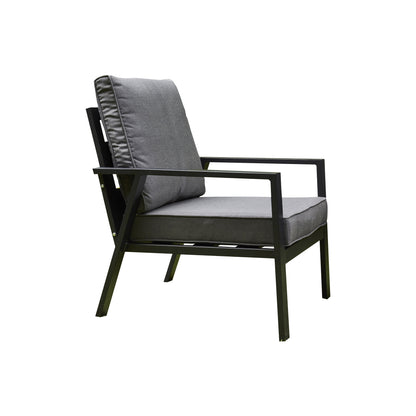 Orlano Firepit Sofa Dining Set - Grey