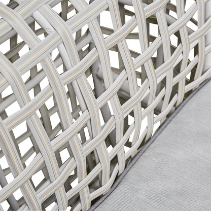 Kendara Rattan Corner Sofa Set - Grey