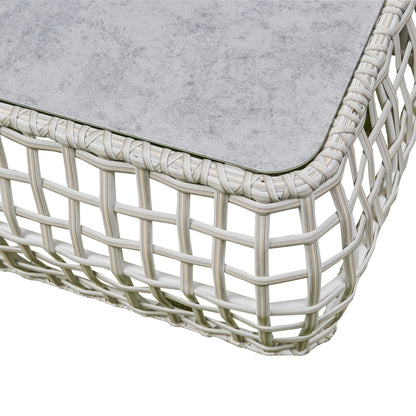Kendara Rattan Corner Sofa Set - Grey