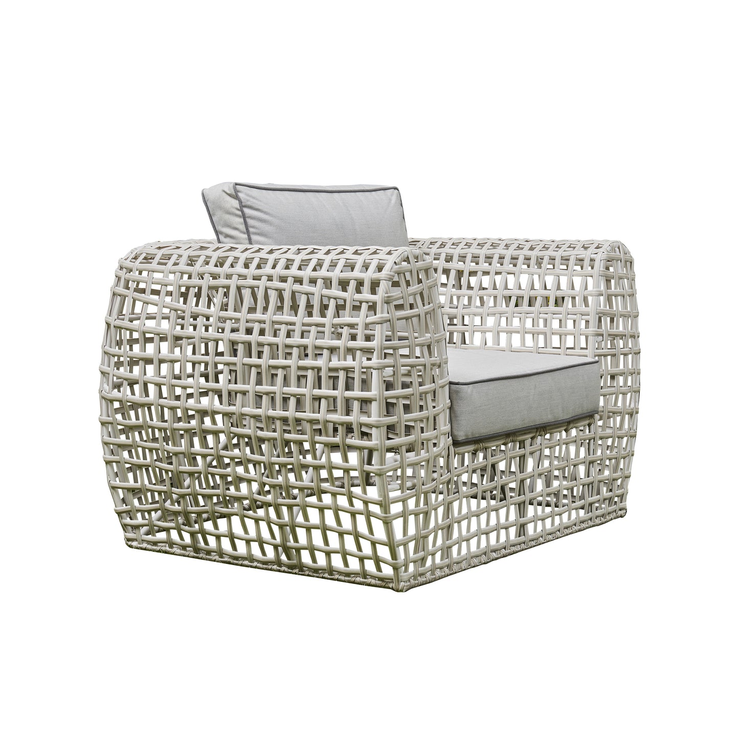 Kendara Rattan Corner Sofa Set - Grey