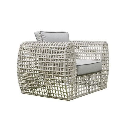 Kendara Rattan Corner Sofa Set - Grey