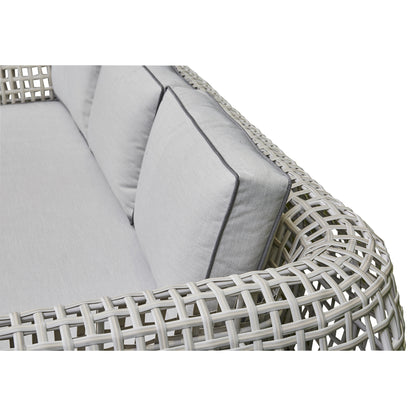 Kendara Rattan Corner Sofa Set - Grey