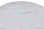 Bianca Beech & White Sintered Stone Oval Dining Table