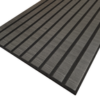 Self Adhesive Slatted Acoustic Wall Panels - Black Oak - 120cm x 30cm (4 Pieces)