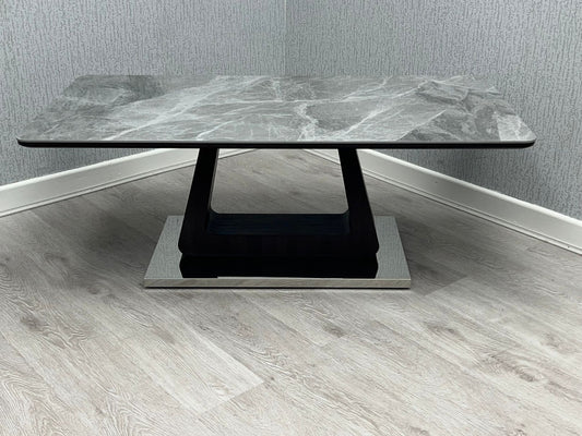 Zermatt Coffee Table With Grey Ceramic